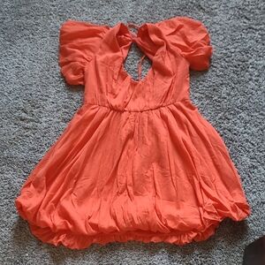 Pink Lily Coral Dress